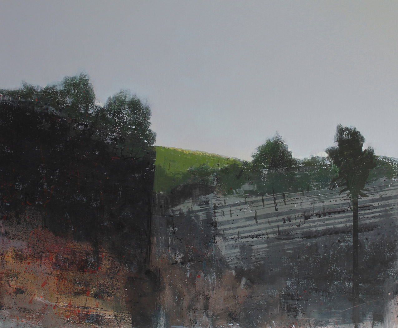 Gorge, acrylic on canvas 76 x 90 cm POA