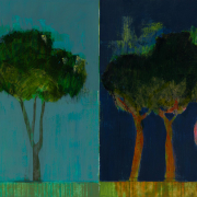 Timekeeper 2, acrylic on paper 45 x 61 cm POA