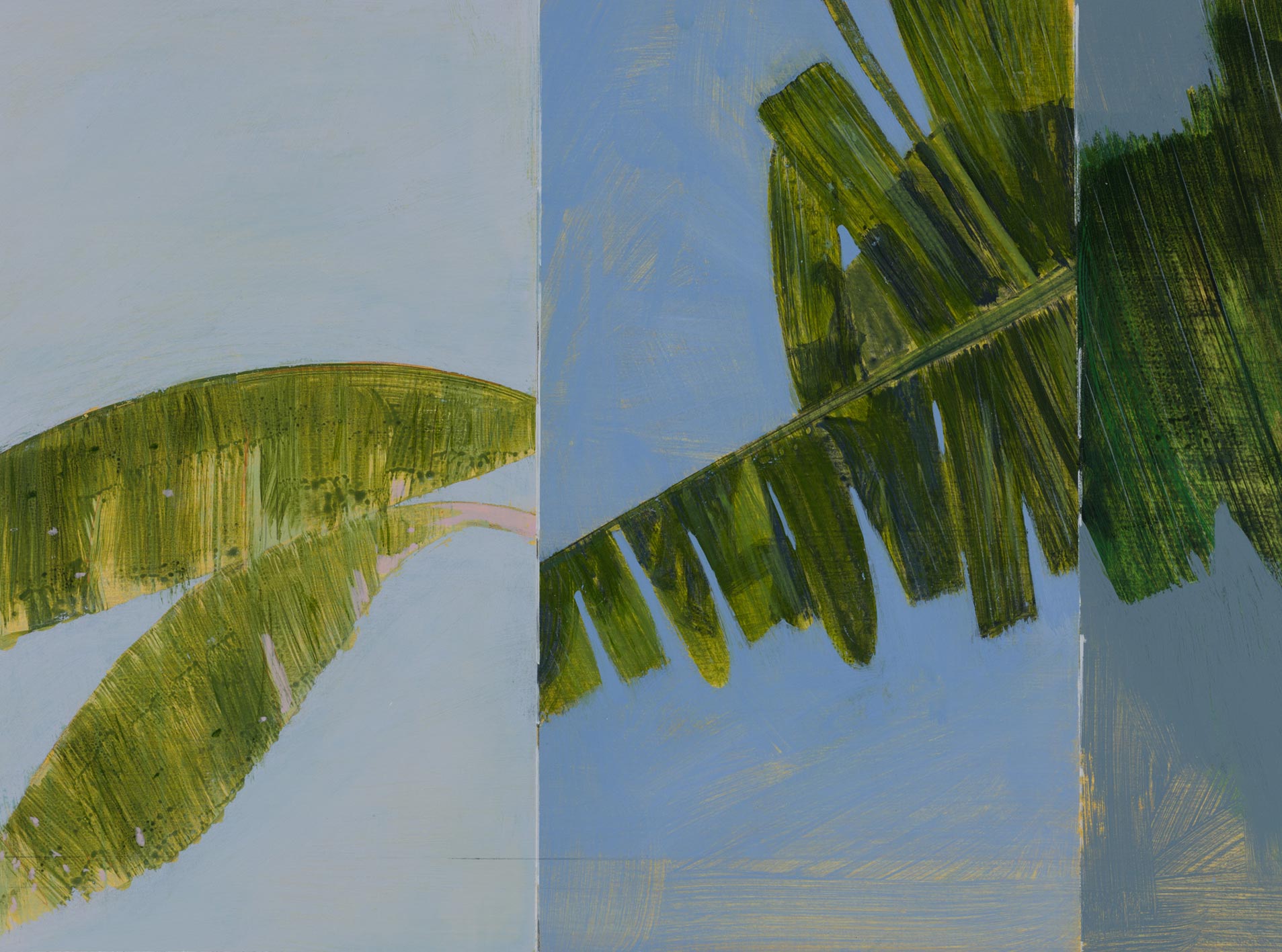 Timekeeper 5, acrylic on paper 45 x 61 cm POA