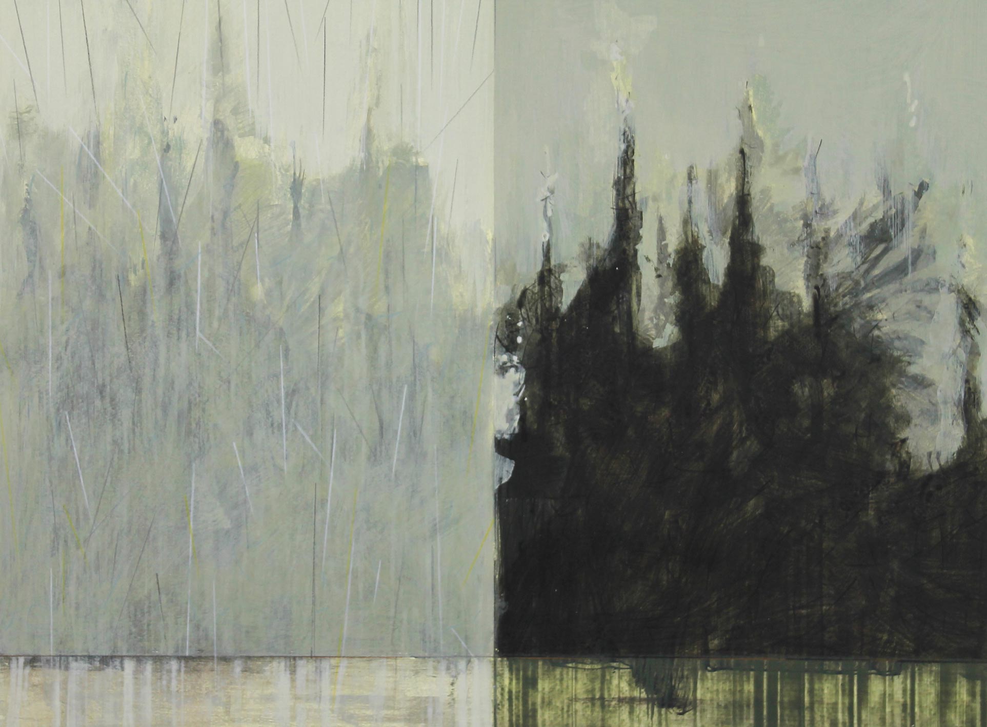 Timekeeper 7, acrylic on paper 45 x 61 cm POA